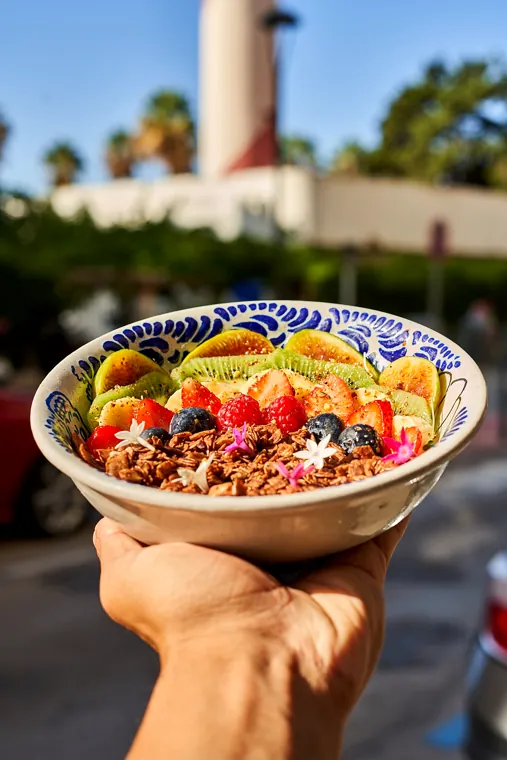 Gran-hola con fruta fresca